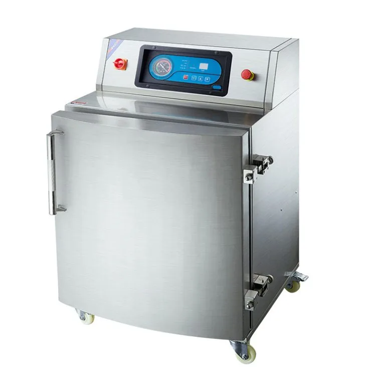 Vertical chamber vacuum packing machine