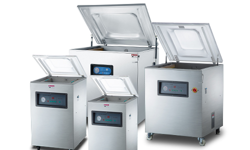 Vertical Single Chamber Vacuum Packaging Machine with Flexible Chamber Sizes and Vacuum Speeds