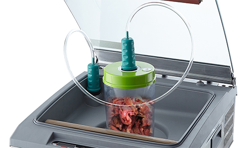 Desktop Single Chamber Vacuum Packaging Machine with Vacuum Container Function